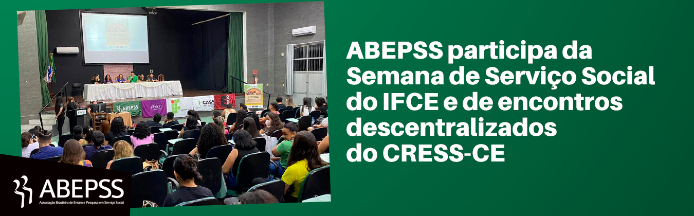 ABEPSS participa da Semana de Serviço Social do IFCE e de