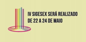 IV Sigesex será realizado de 22 a 24 de maio