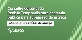 Revista Temporalis prorroga prazo para submissão de artigos