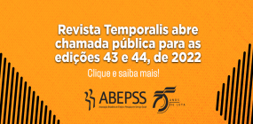 Revista Temporalis abre chamada pública para as edições 43 e 44, de 2022