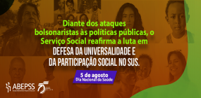 Abepss reafirma seu compromisso com a luta pela universalidade e participação social no SUS