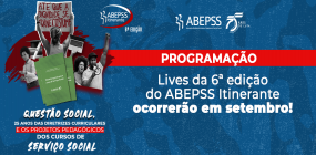 ABEPSS Itinerante: lives ocorrerão em setembro, pela TV ABEPSS
