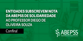 Entidades subscrevem nota da ABEPSS de solidariedade ao professor Diego de Oliveira Souza